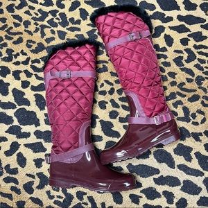 MICHAEL KORS Fulton Quilted Rain Boot